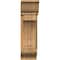 Ekena Millwork Imperial Traditional Rough Sawn Bracket w/ Offset Brace, Western Red Cedar, 8"W x 20"D x 28"H BKT0806X20X28IMP01RWR - alternate 3